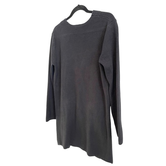 J. Crew Mercantile Grandma-core Black Two Button Knit Sweater Sz. Small Cardigan - Picture 3 of 6